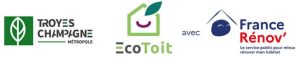 Logos TCM, Ecotoit avec France Rénov