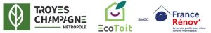 logos TCM, Ecotoit avec France Rénov
